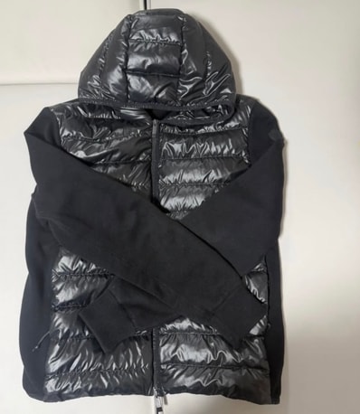 MONCLER CARDIGAN TRICOT ダウンニット ブラック I20919B00004 M1113