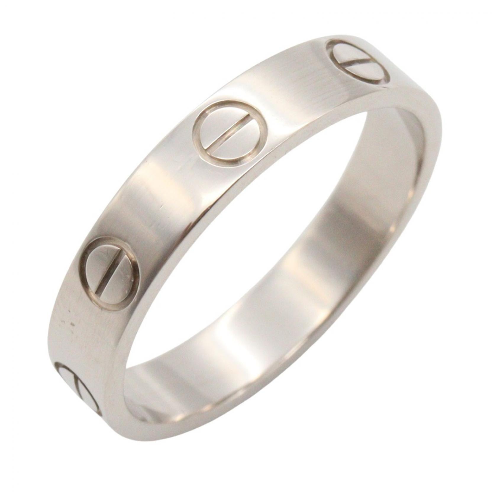 カルティエ CARTIER ミニラブリング リング・指輪 ジュエリー K18WG(ホワイトゴールド) レディース シルバー系 B4085100 【中古】