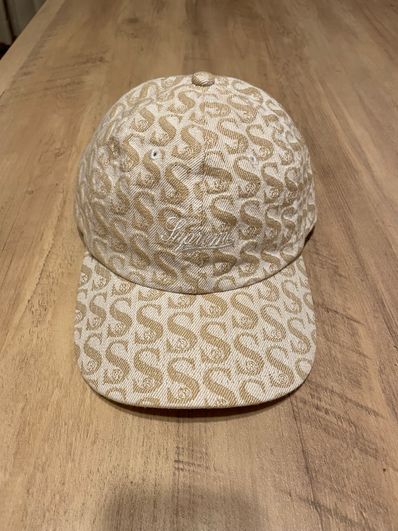 Supreme Monogram Denim 6-Panel "Tan"