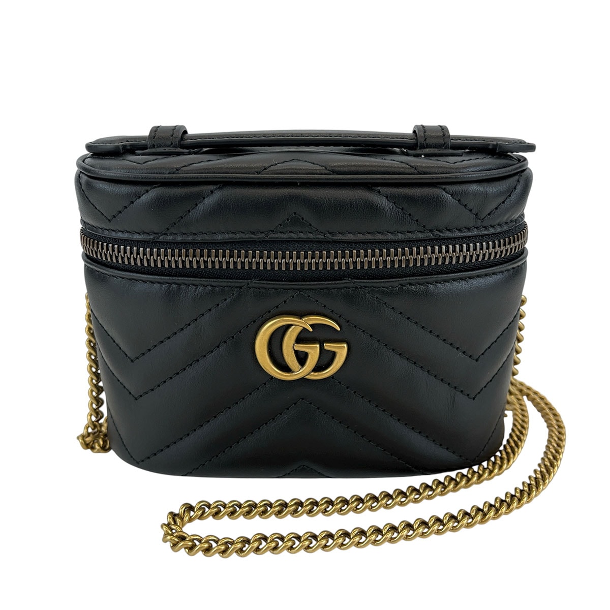 B (目立った傷や汚れなし)】GUCCI グッチ GGマーモント 2WAY バニティ