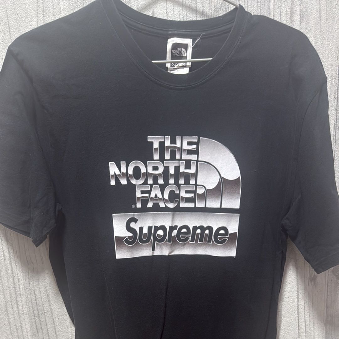 Supreme x The North Face Metallic Logo T-Shirt "Black"