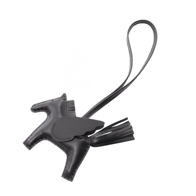 エルメス HERMES ロデオペガサスPM ソーブラック チャーム アクセサリー アニョーミロ / ヴォースイフト アニョーミロ K刻印(2025年製造) レディース ブラック系 【中古】