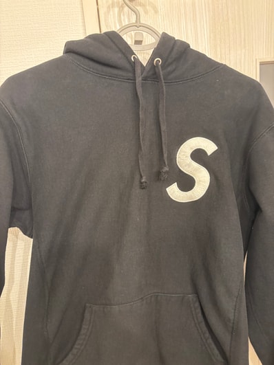 Supreme x Swarovski S Logo Hooded Sweatshirt "Black"
