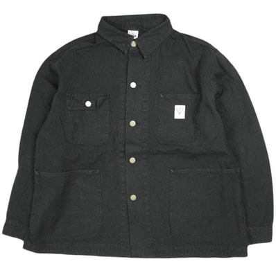 South2 West8 サウスツーウェストエイト S2W8 23SS 日本製 Coverall - 10oz Cotton Canvas 10オンスコットンキャンバス カバーオール MR725 M Black ジャケット アウター g25754