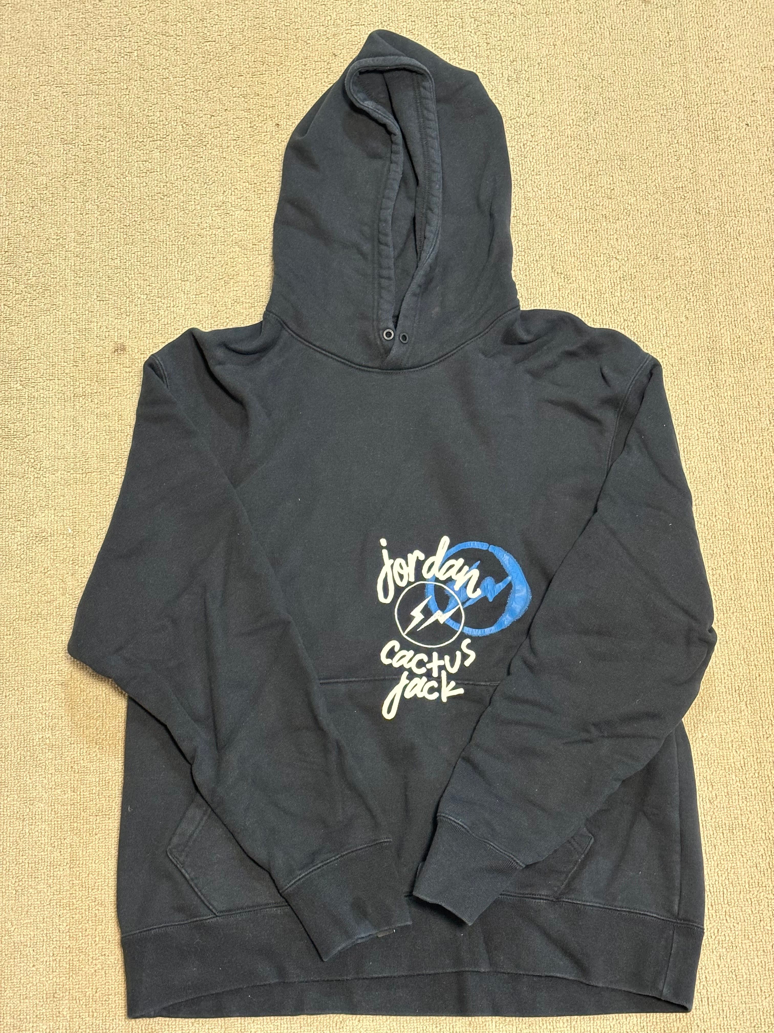 Air Jordan Travis Scott Fragment Hoodie "Black"
