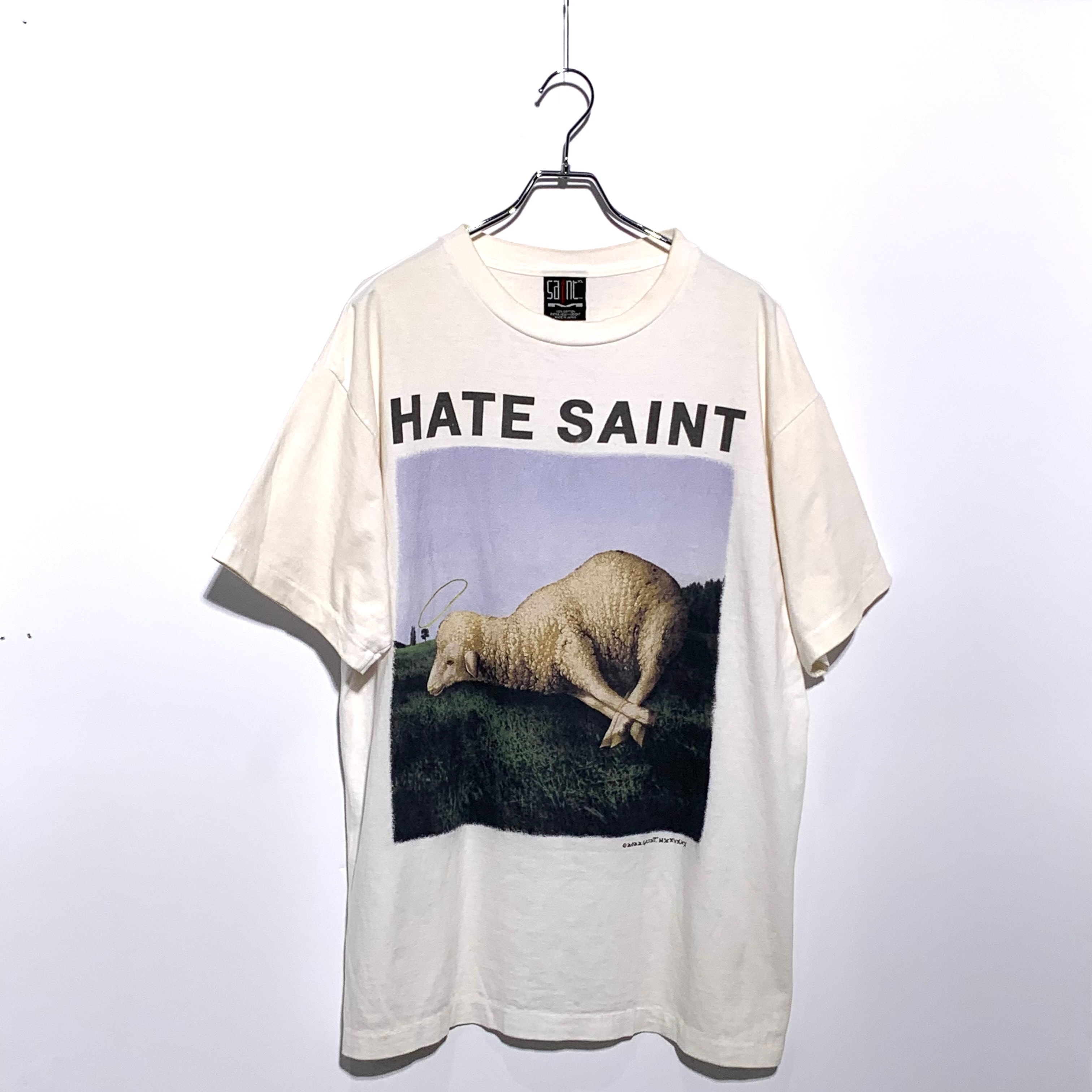 SAINT Mxxxxxx Hate Sheep S/S Tee "White"