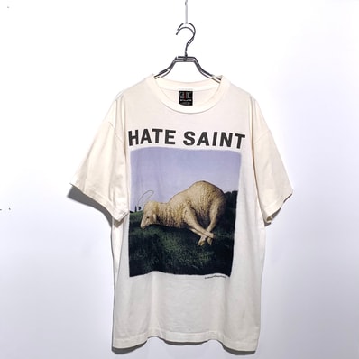 SAINT Mxxxxxx Hate Sheep S/S Tee "White"