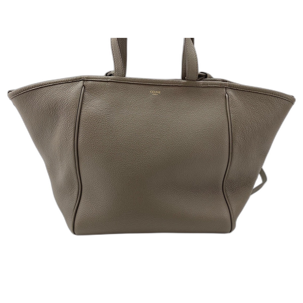 セリーヌ CELINE スモール フォールド カバ ショルダーバッグ レザー【中古】