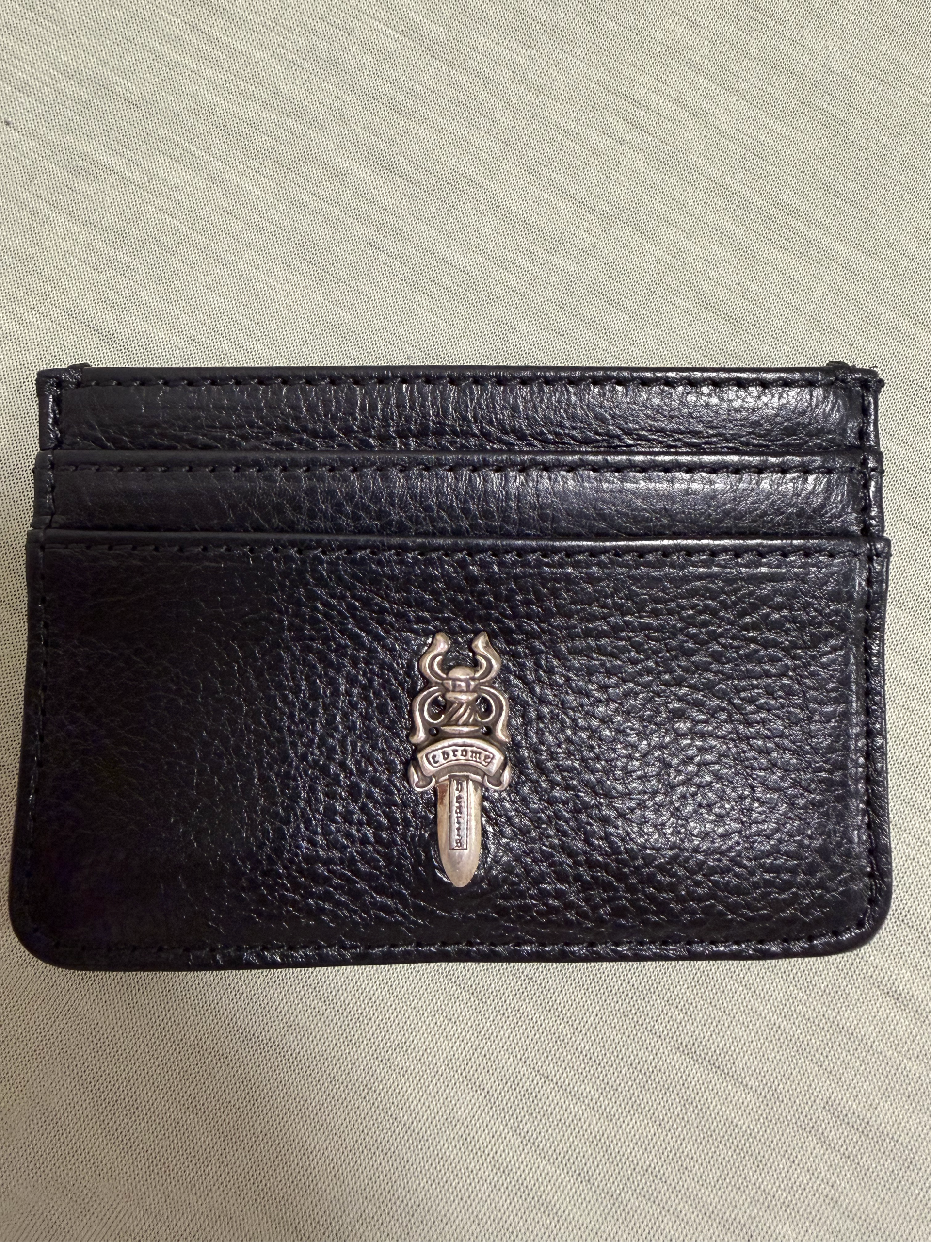Chrome Hearts Double Side Multi Motif Card Case "Black"