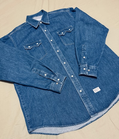 WTAPS Allman / LS / Cotton. Denim "Indigo"