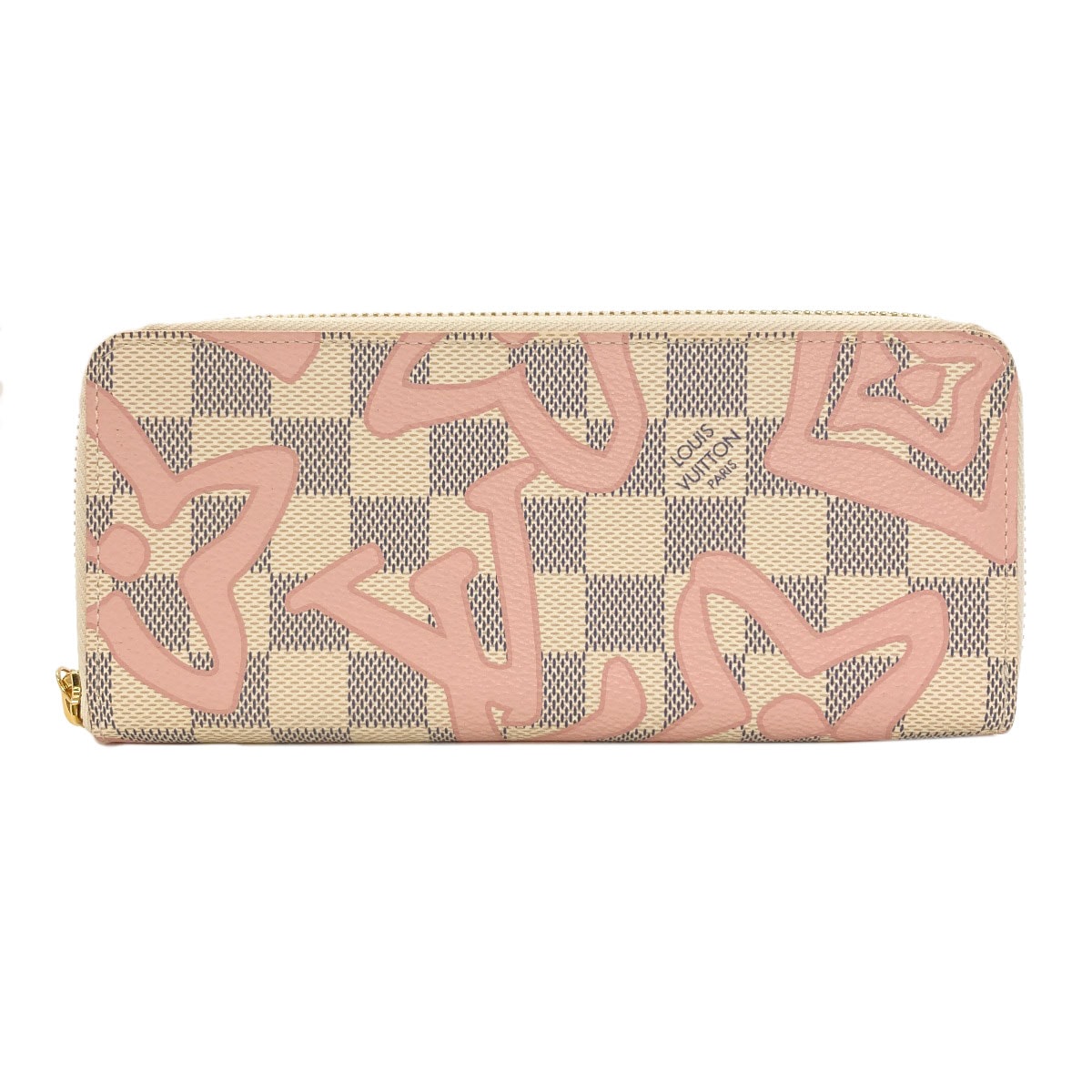 LOUIS VUITTON ルイヴィトン N60099 ポルトフォイユ・クレマンス タヒチコレクション 長財布(小銭入れあり) ダミエキャンバス レディース [中古]