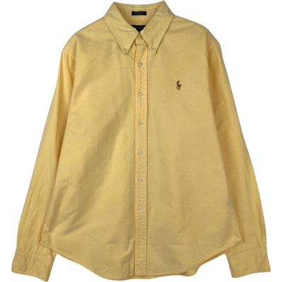 古着 ラルフローレン Ralph Lauren CLASSIC FIT クラシックフィット 長袖 ボタンダウンシャツ レディースXXL相当/eaa618356