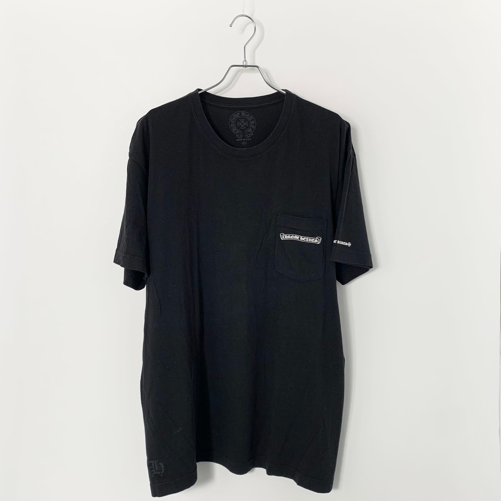 Chrome Hearts Scroll Label Print T-Shirt "Black"