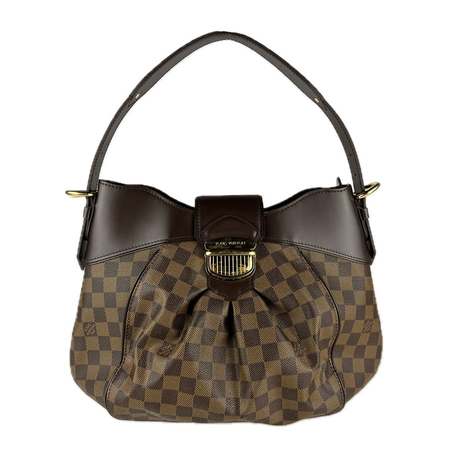 ルイ ヴィトン LOUIS VUITTON ショルダーバッグ ダミエ システィナMM ダミエキャンバス エベヌ レディース N41541【中古】 z7868