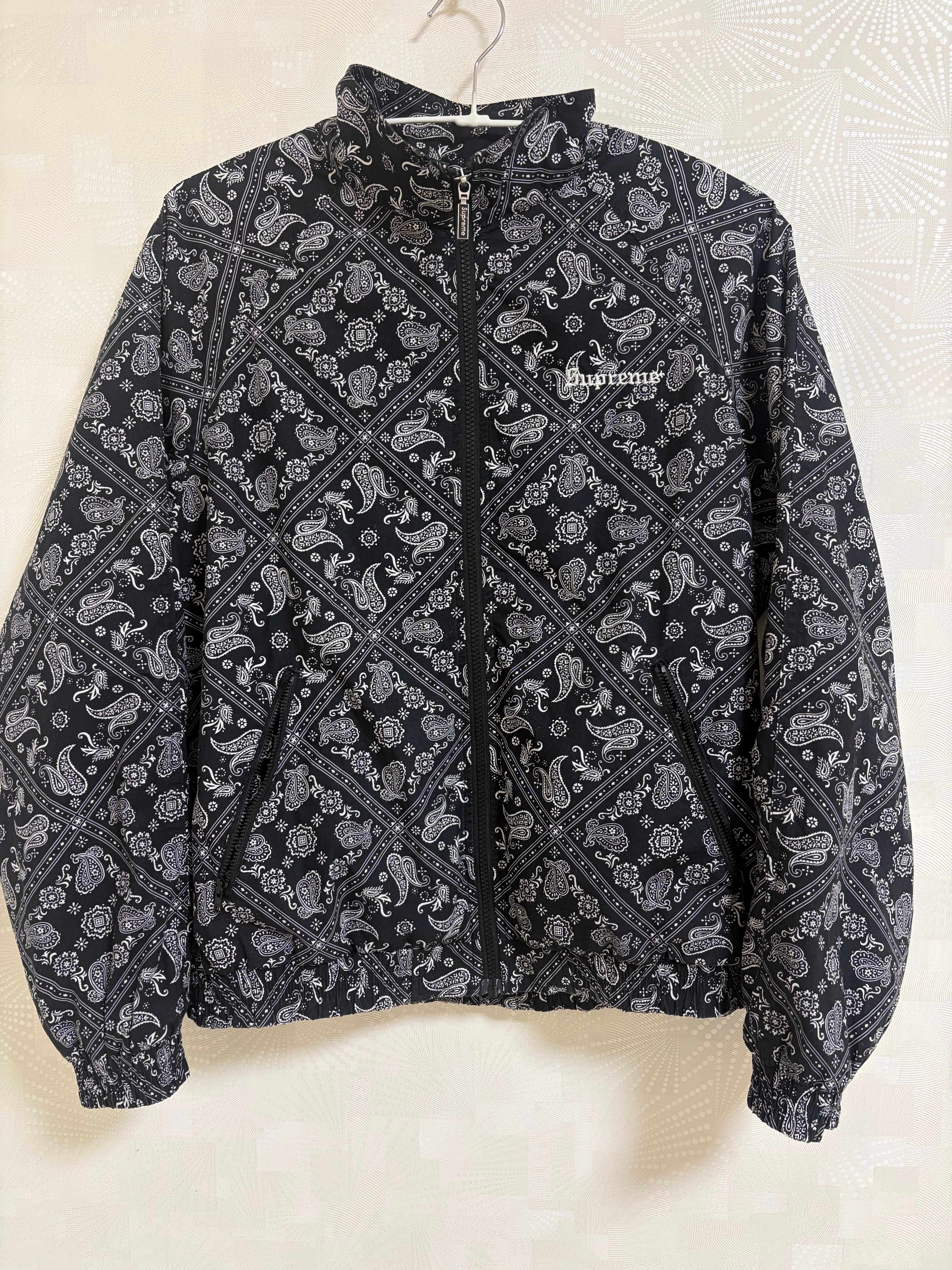 Supreme Bandana Track Jacket "Black"