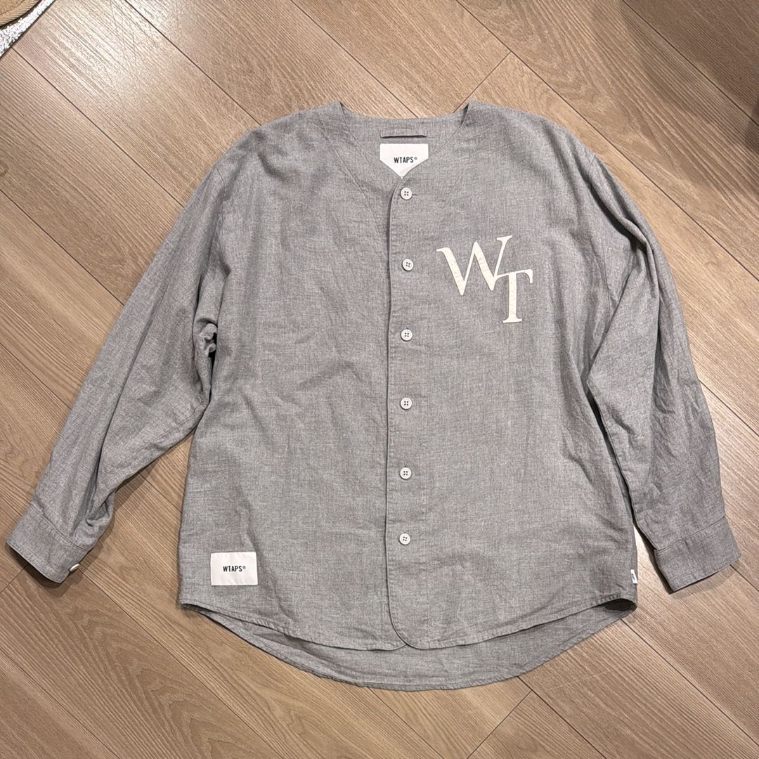 Wtaps League / LS / Cotton. Twill. League "Gray"