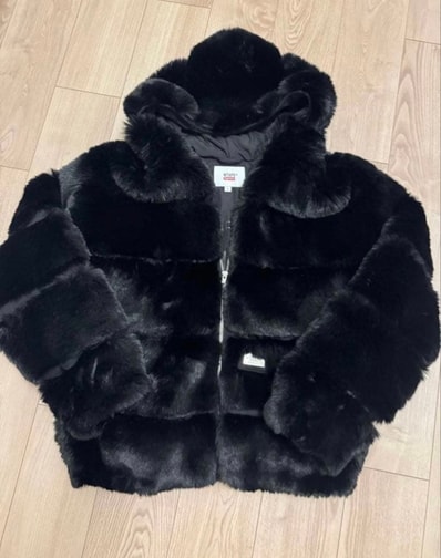 Supreme / WTAPS Faux Fur Hooded Jacket "Black"