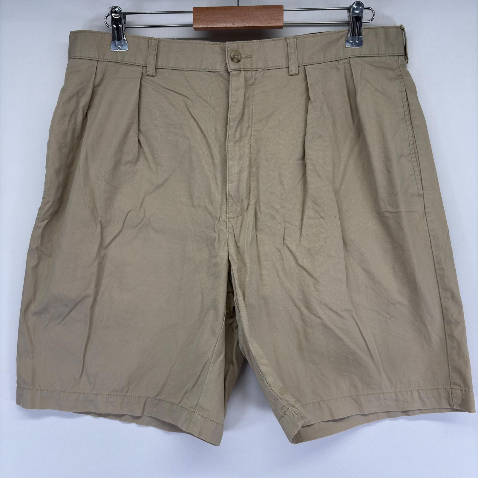 古着 ポロバイラルフローレン Polo by Ralph Lauren パンツ チノパン TYLER SHORT ワンポイント ハーフパンツ w36  ベージュ系 メンズ