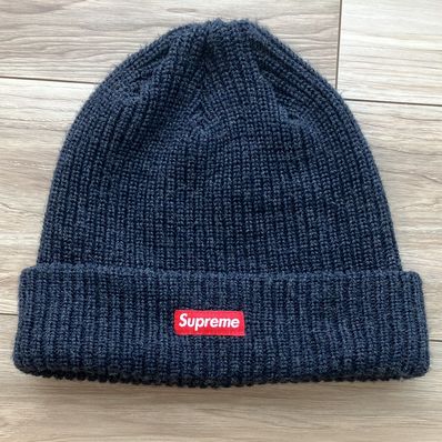 シュプリーム ビーニー ネイビー