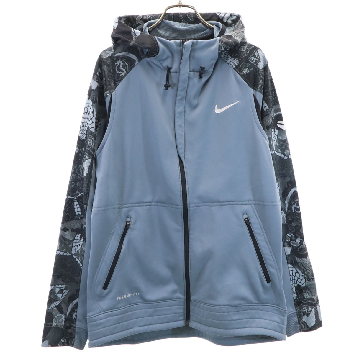 NIKE ナイキ 長袖 コービーエマージ ハイパーエリート ジップパーカー M ブルー系