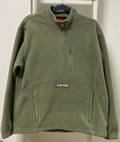 Supreme Polartec Half Zip Pullover "Light Olive"