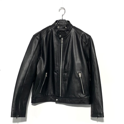 Stussy Cafe Racer Jacket Leather "Black" (FA24)