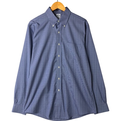 古着 ブルックスブラザーズ Brooks Brothers Est.1818 長袖 ボタンダウンチェックシャツ メンズL相当/eaa541776