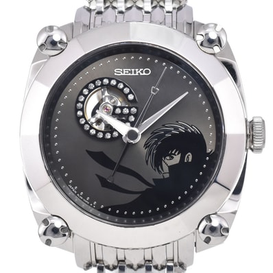 セイコー SEIKO SBLL013/8L38-00D ガランテ ブラックジャック モデル 170本限定品 グレー 自動巻き メンズ 美品 箱付き 腕時計 R#149262