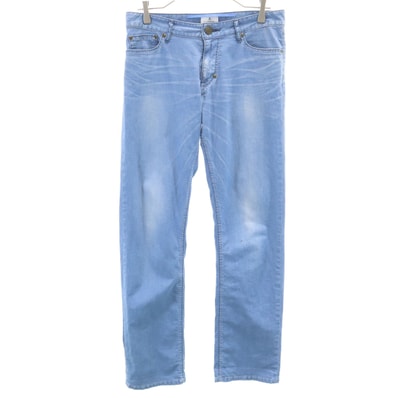 LANVIN en Bleu ランバンオンブルー 日本製 ストレッチ ストレートデニムパンツ 36