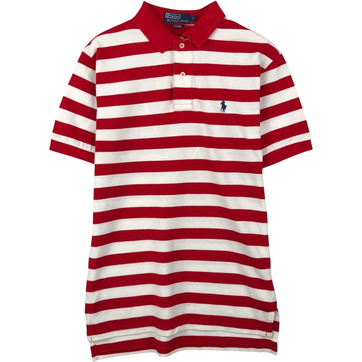 古着 ラルフローレン Ralph Lauren POLO by Ralph Lauren 半袖 ボーダー ポロシャツ メンズS相当/eaa635241