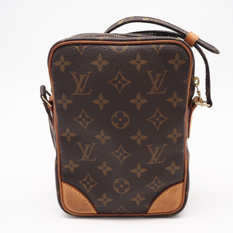 LOUIS VUITTON ルイ・ヴィトン モノグラム アマゾン M45236 ショルダーバッグ ブラウン ベージュ コーティングキャンバス ヌメ革 レディース