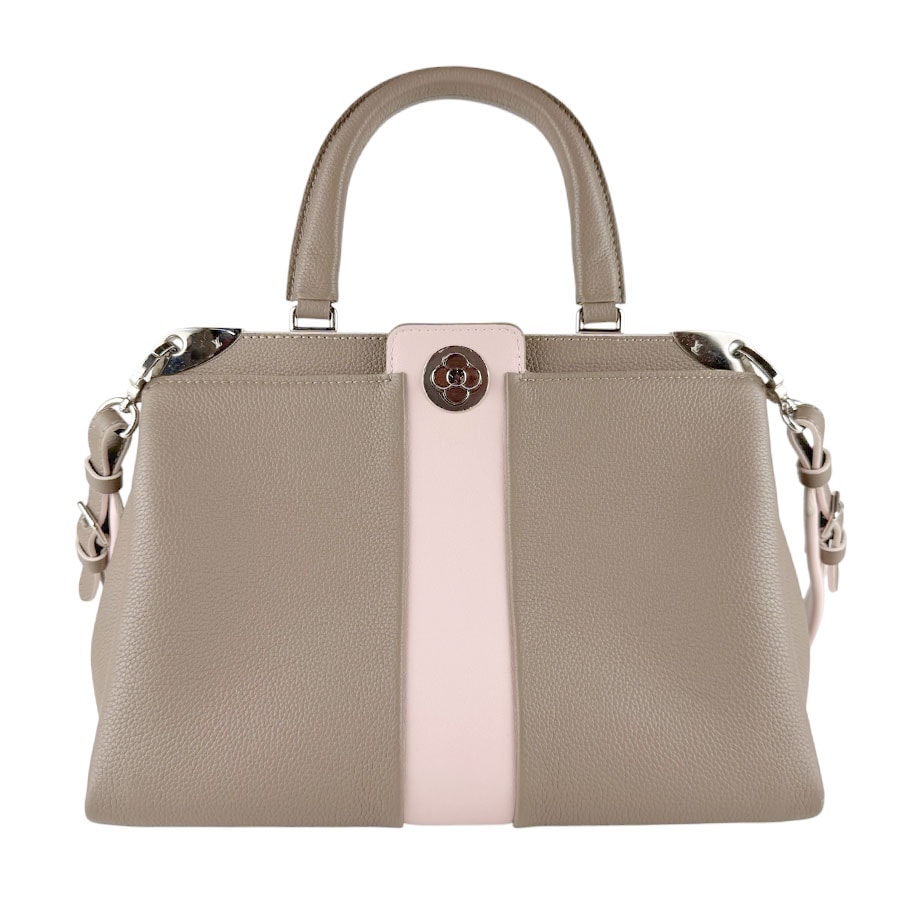 ルイ ヴィトン LOUIS VUITTON ハンドバッグ ショルダーバッグ アストリッド レザー グレージュ/ピンク レディース M54374【中古】 z9490