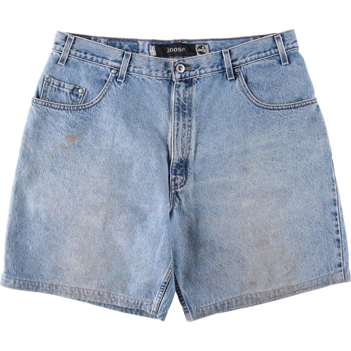 古着 リーバイス Levi's SILVER TAB シルバータブ LOOSE ルーズ デニムショーツ ショートパンツ メンズw38相当/eaa658797
