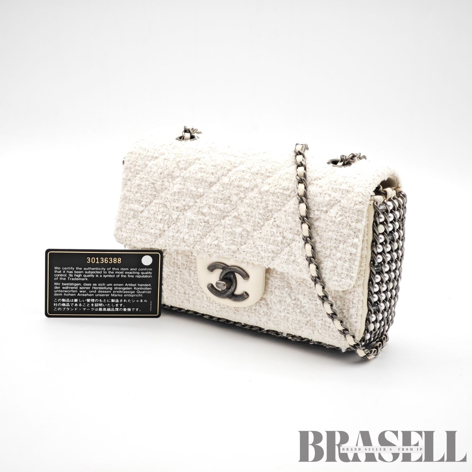 CHANEL シャネル ショルダーバッグ Tweed レディース