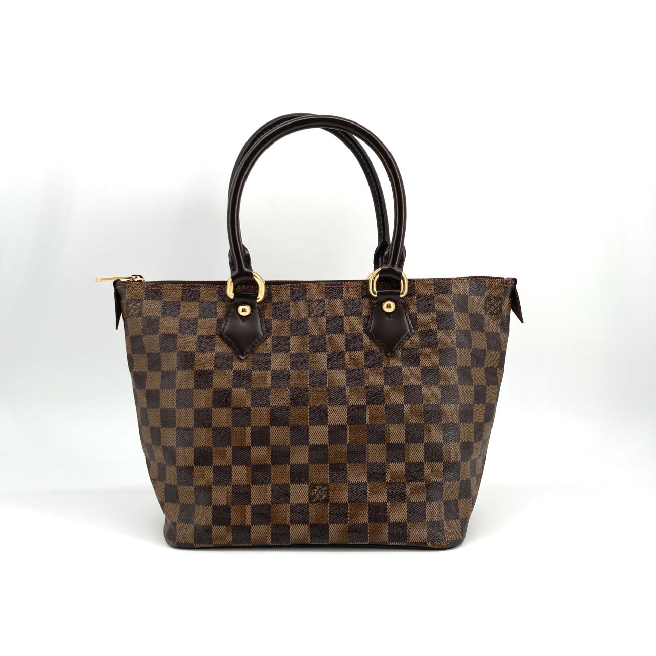 LOUIS VUITTON(ルイ・ヴィトン) ダミエ エベヌ サレヤPM レザー ゴールド金具 N51183 トートバッグ ブラウン
