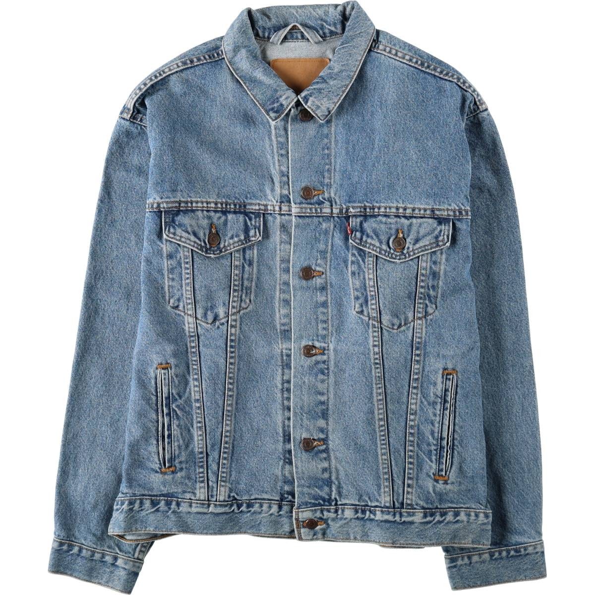 古着 リーバイス Levi's デニムジャケット Gジャン USA製 メンズXXL相当/eaa667926