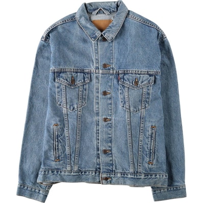 古着 リーバイス Levi's デニムジャケット Gジャン USA製 メンズXXL相当/eaa667926
