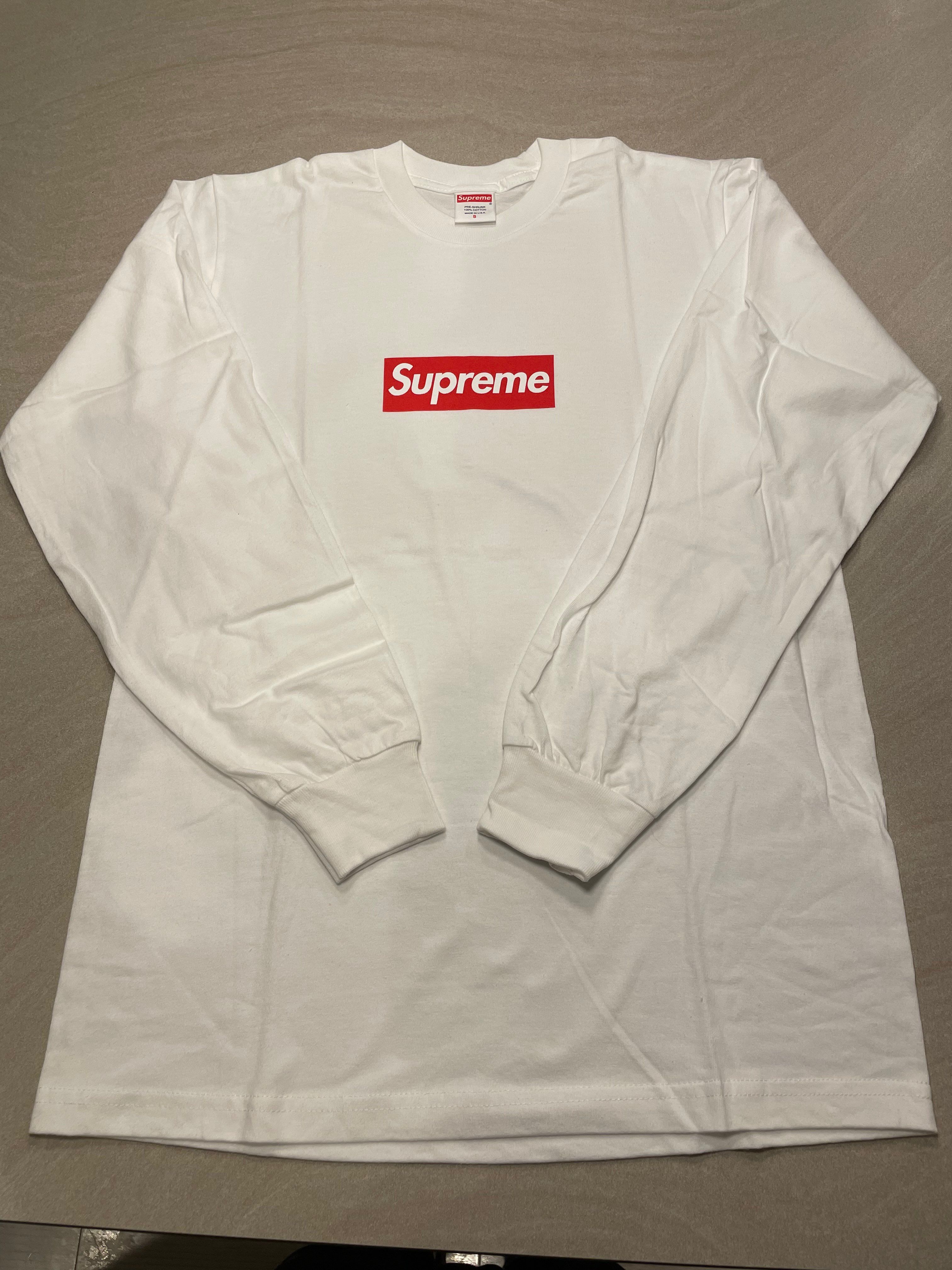 Supreme Box Logo L/S Tee "White"