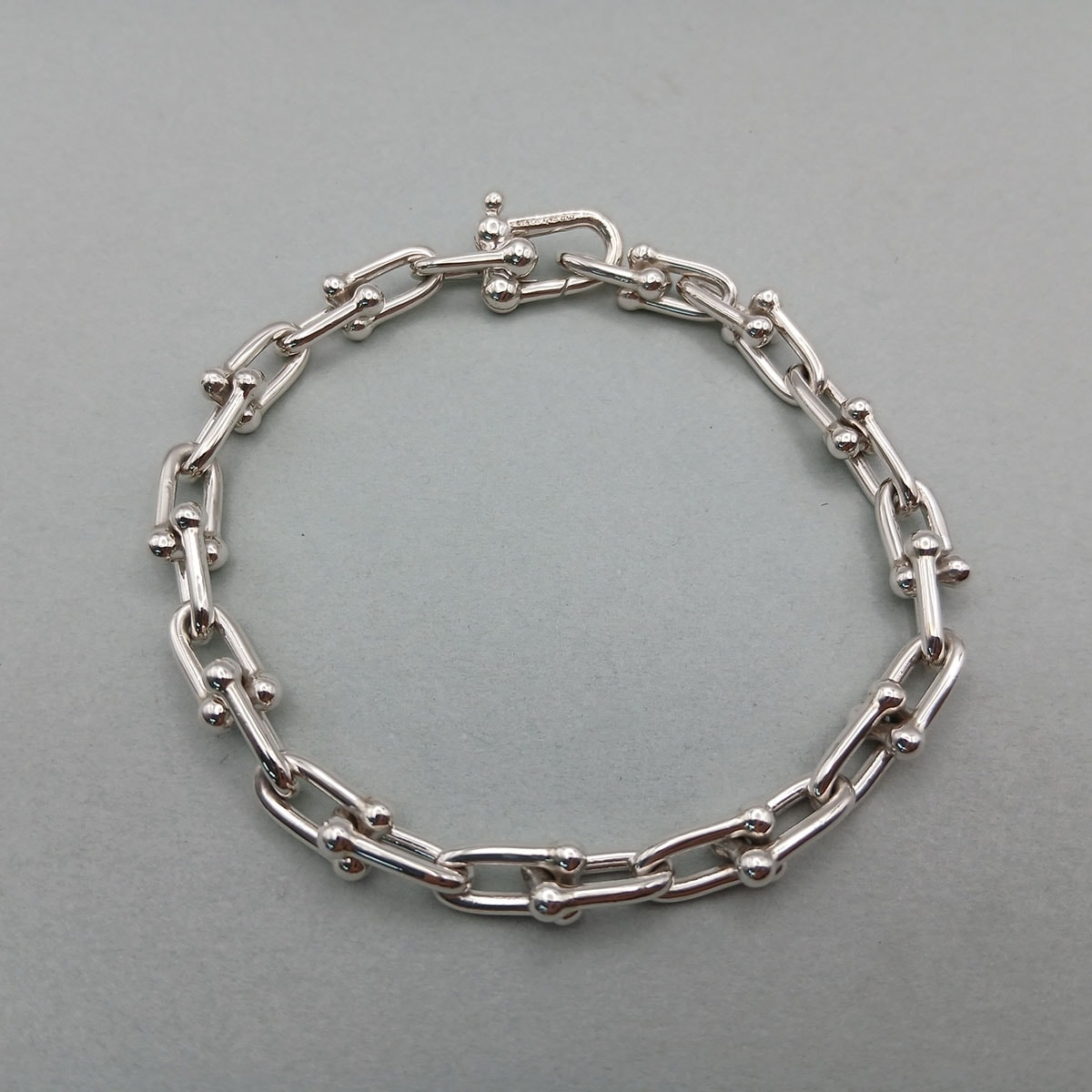 TIFFANY&Co. ティファニー ハードウェア スモール リンク ブレスレット ブレスレット 60153085 シルバー925 シルバー レディース【中古】