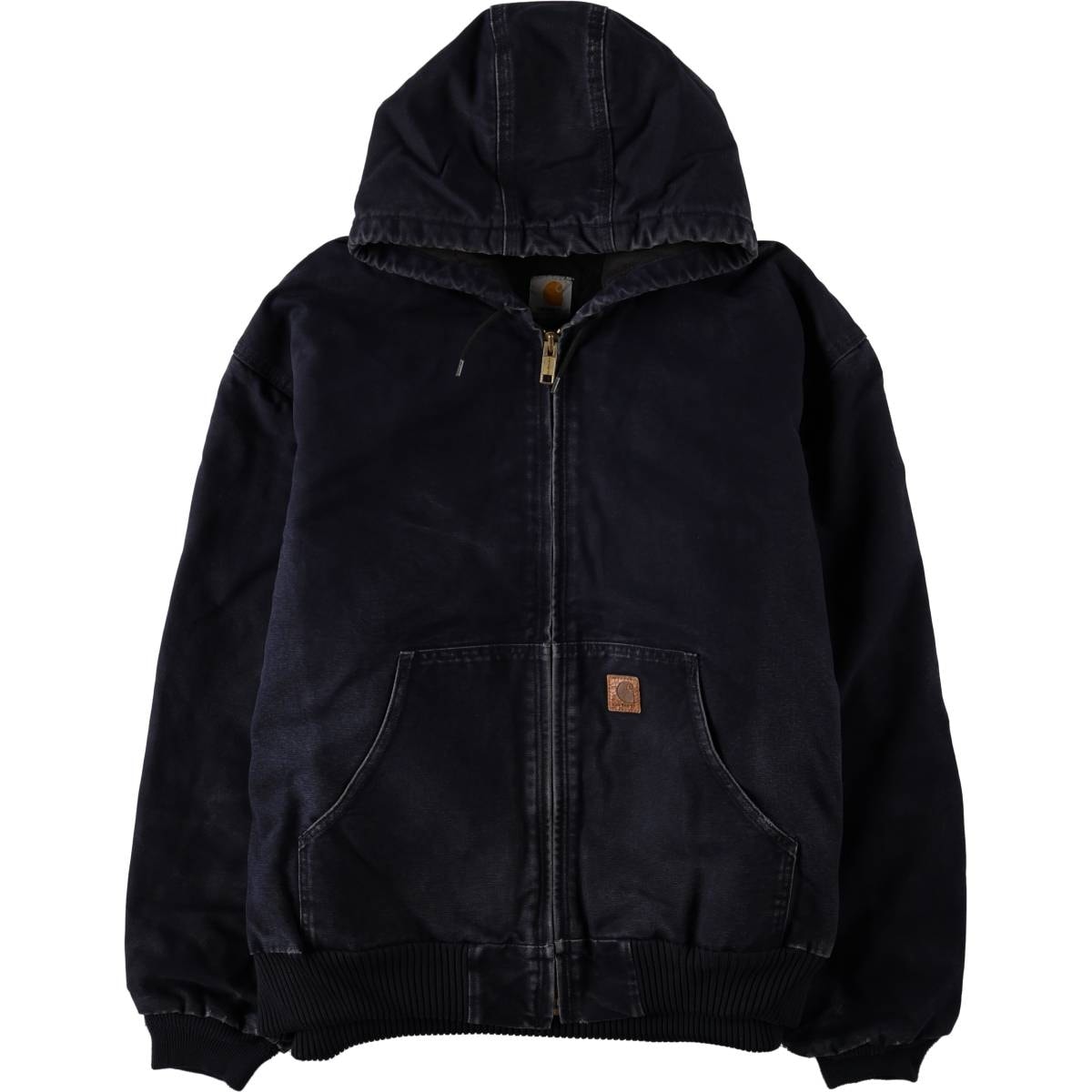 古着 カーハート Carhartt アクティブジャケット 中綿入り ダックフルジップパーカー メンズXXL相当/eaa675580