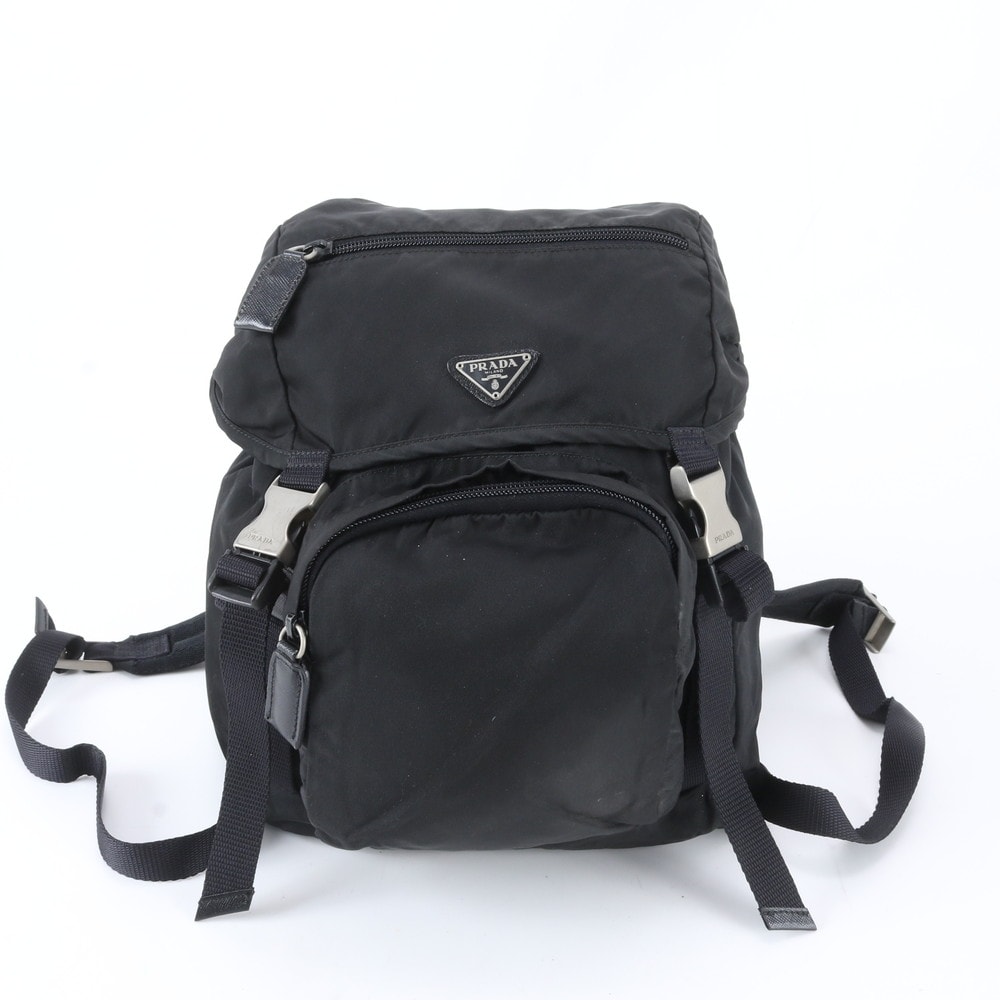 ■美品 プラダ テスート ナイロントライアングルロゴリュックサック