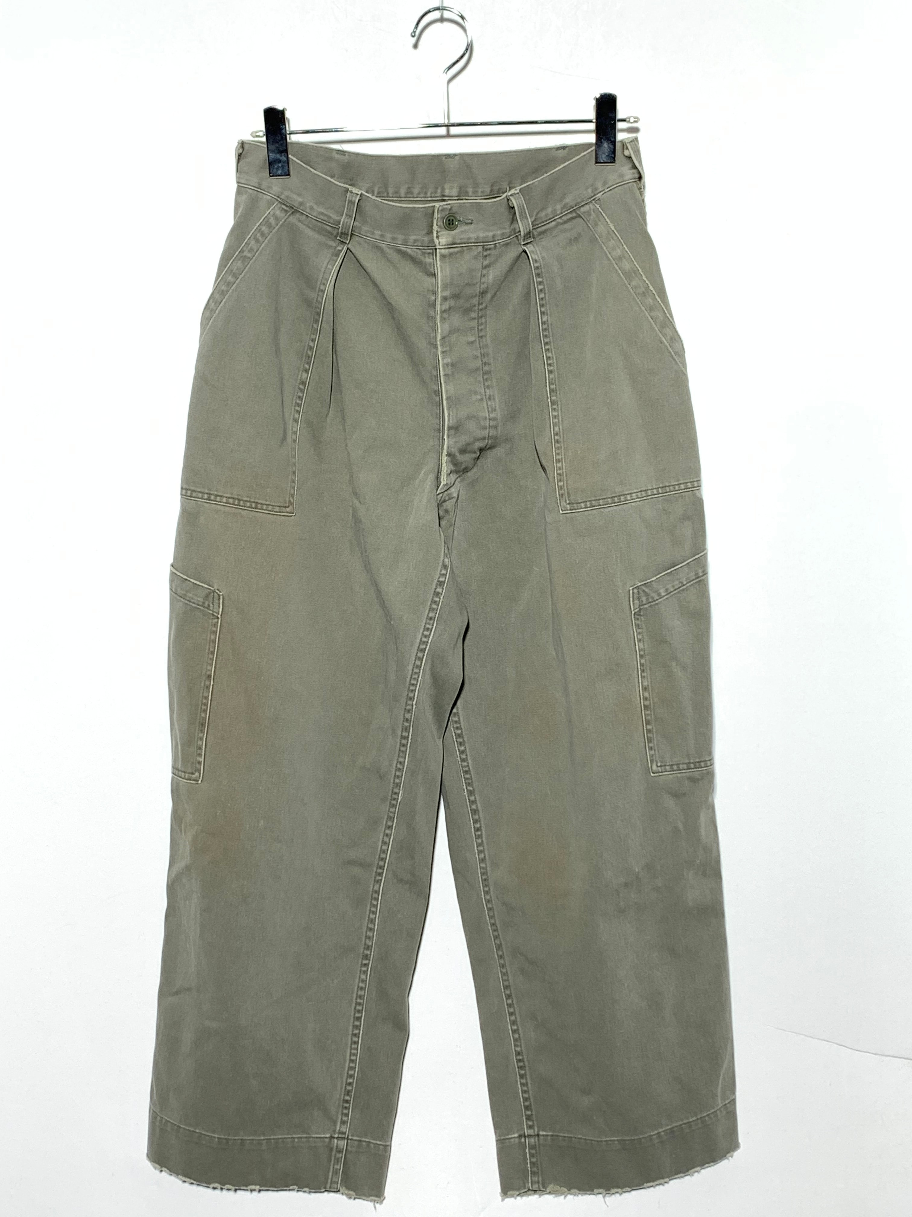 A.PRESSE Vintage USAF Hemmed Bottoms "Sage"