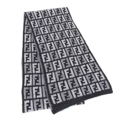 ■美品 フェンディ ズッカFF 柄 ファッション おしゃれマフラー