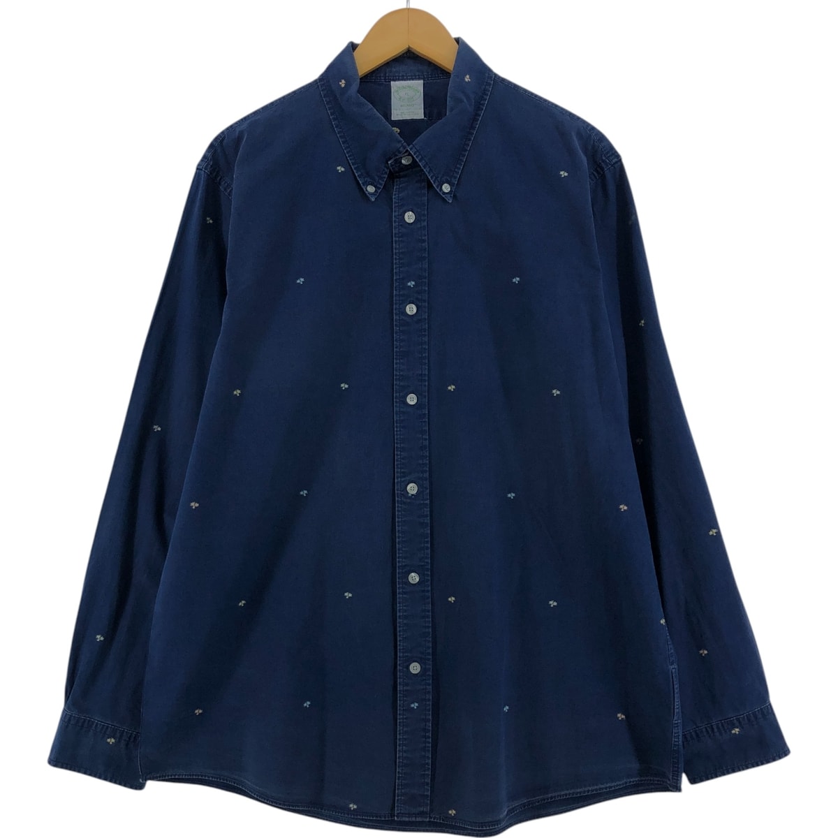 古着 ブルックスブラザーズ Brooks Brothers Est.1818 長袖 ボタンダウンシャツ メンズXL相当/eaa512287
