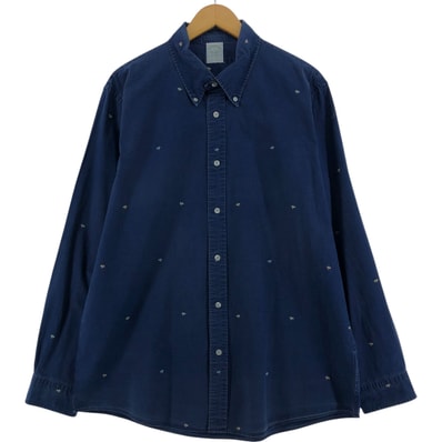 古着 ブルックスブラザーズ Brooks Brothers Est.1818 長袖 ボタンダウンシャツ メンズXL相当/eaa512287