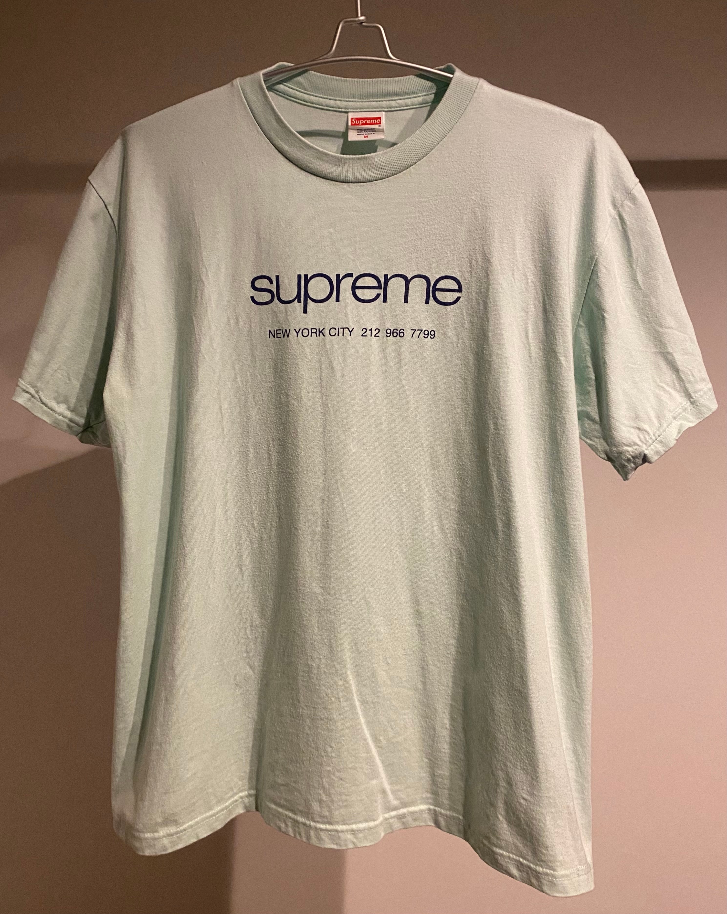 シュプリーム ショップ Tシャツ "パール ミント"