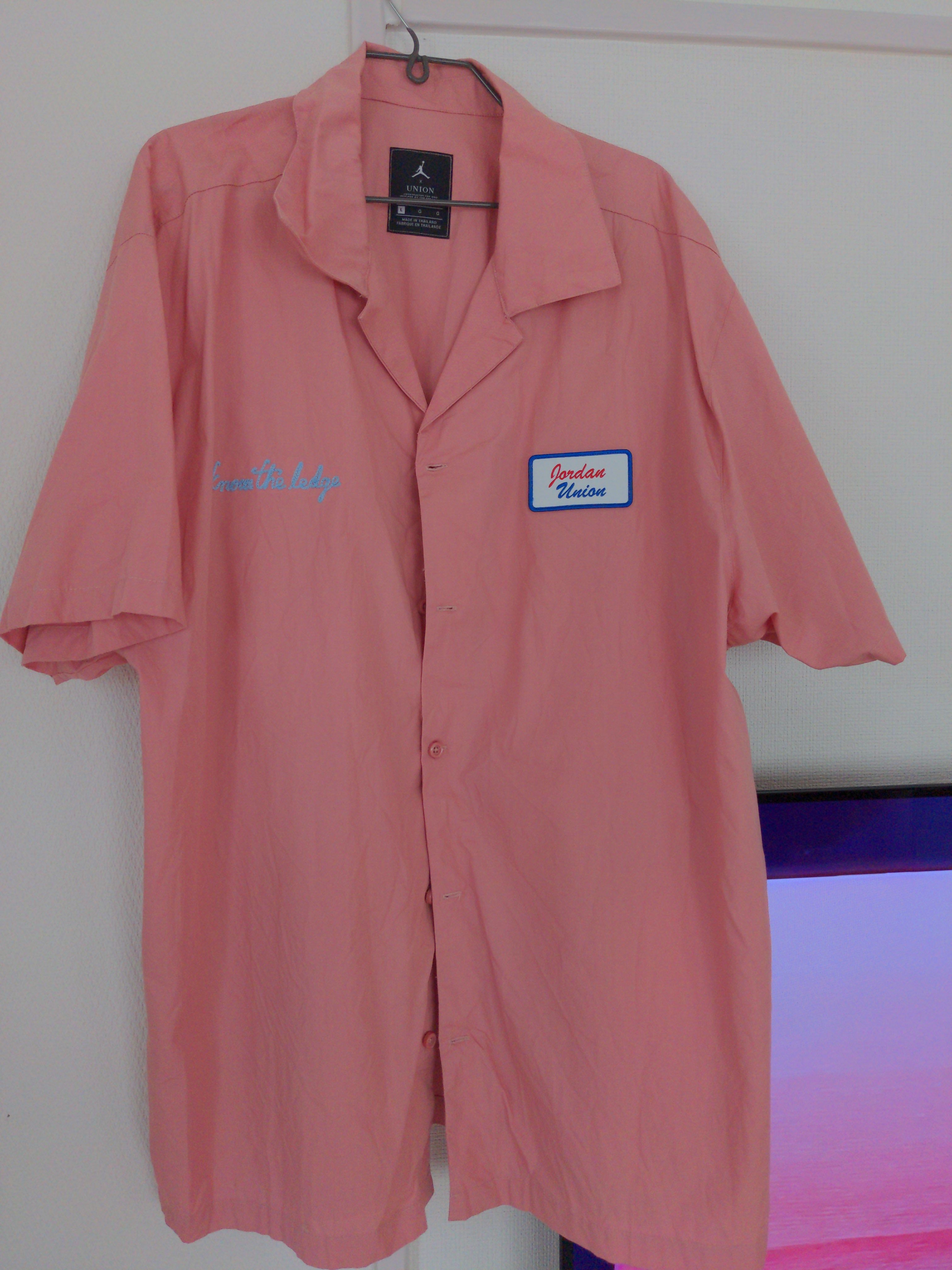 Air Jordan x Union Mechanic Shirt "Pink"