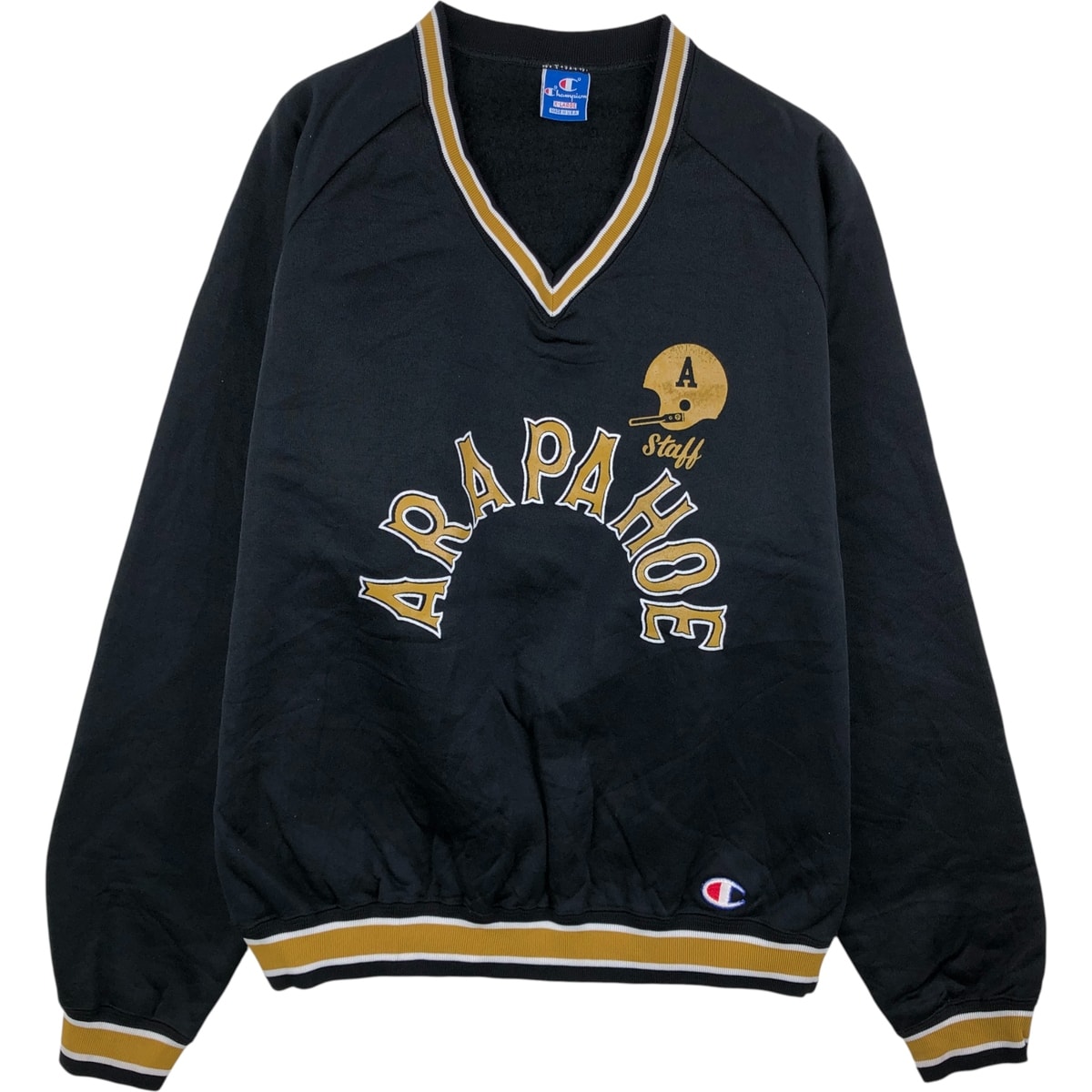 古着 90年代 チャンピオン Champion Vネック カレッジスウェットシャツ トレーナー USA製 メンズXL相当 ヴィンテージ/eaa615133