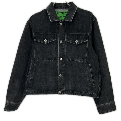 ティー TTT-2021AW-JK08 ブラック デニムジャケット M