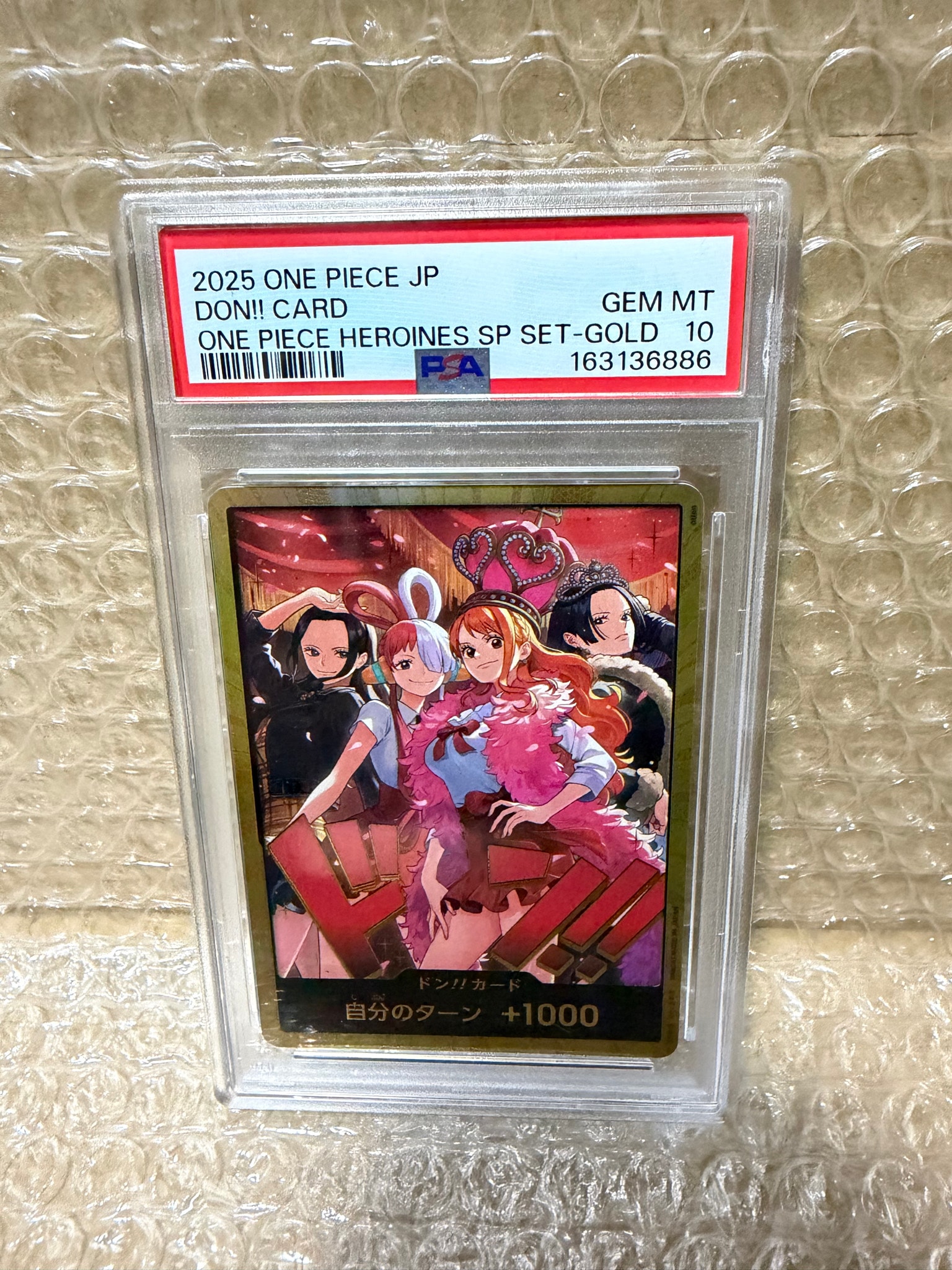 PSA10】ドン!!カード : ロビン&ウタ&ナミ&ハンコック スーパーパラレル